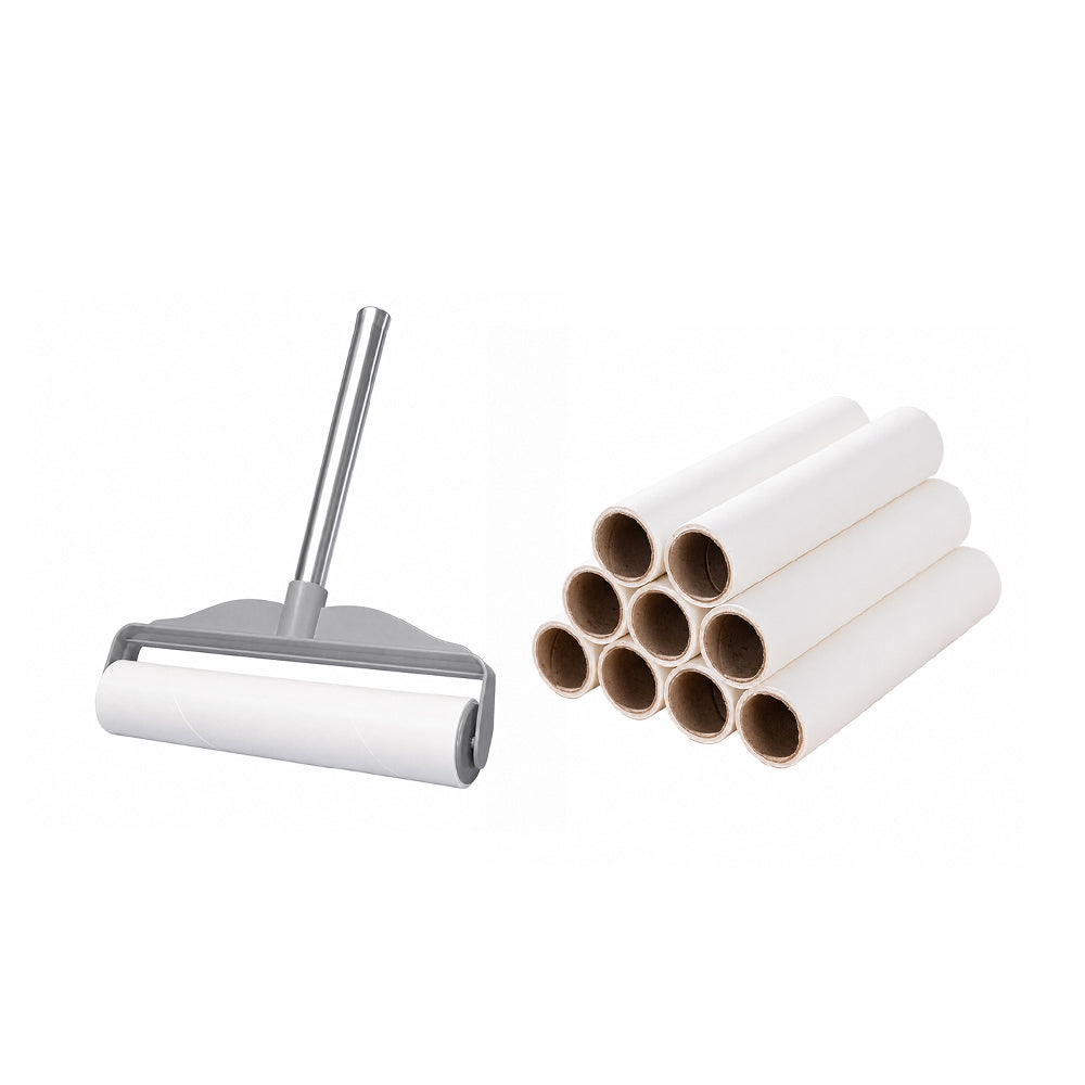 Long Handle Cat Hair Remover Lint Roller with Refills