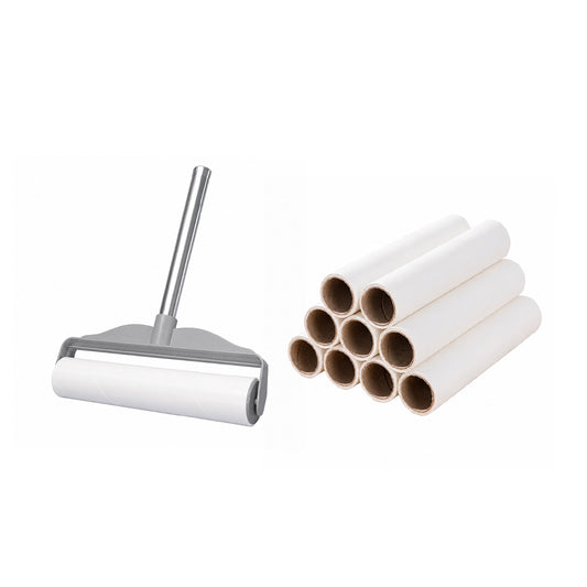 Long Handle Cat Hair Remover Lint Roller with Refills