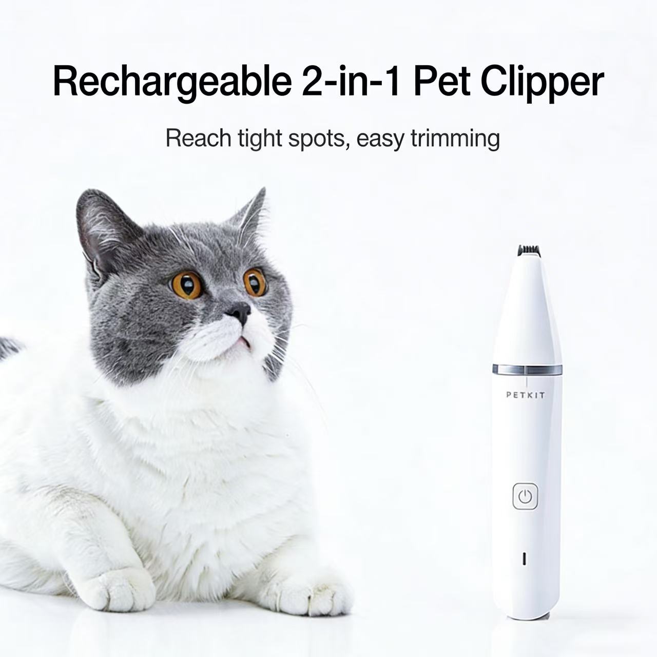 Petkit Dual-Head Quiet & Waterproof Grooming Trimmer
