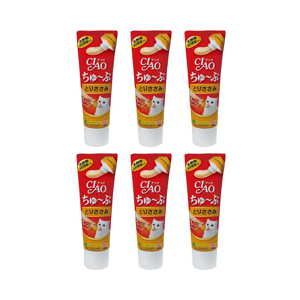 CIAO Chicken Recipe Paste Wet Cat Treats 80g