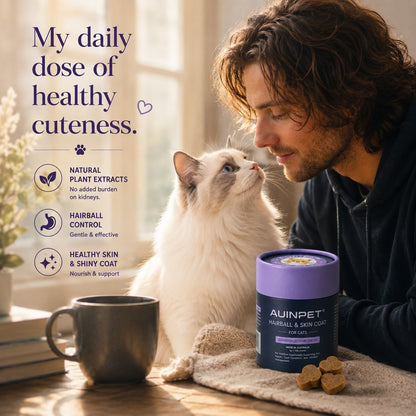 AUINPET Skin + Coat Seaweed & Lecithin For Cats 120g