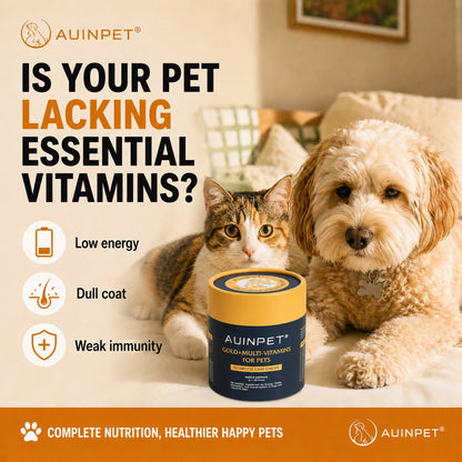 AUINPET Multi - Vitamins Complete Care Chews For Dogs & Cats 180g