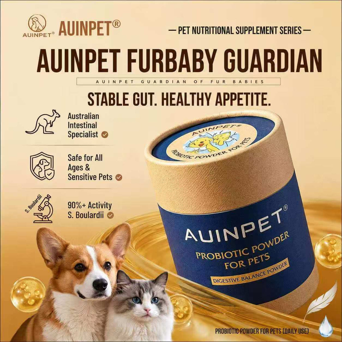AUINPET Immune Boost For Dogs & Cats 60g