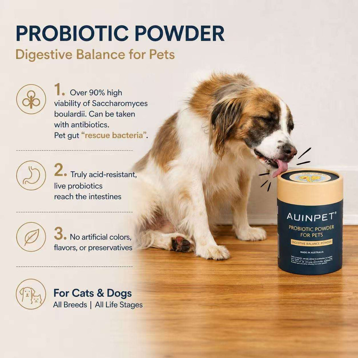AUINPET Immune Boost For Dogs & Cats 60g