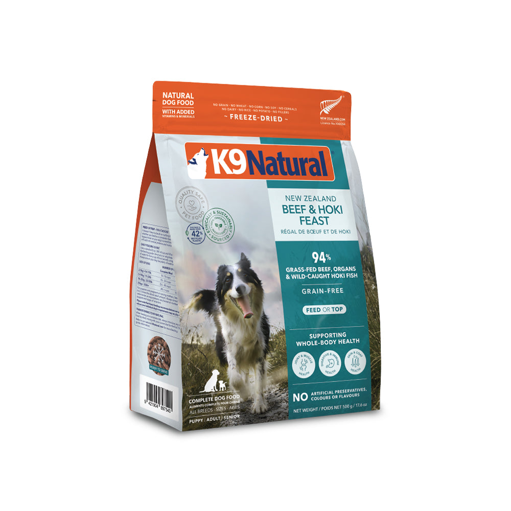 K9 NATURAL Beef & Hoki Dry Dog Food | Dry Dog Food | Petso Au