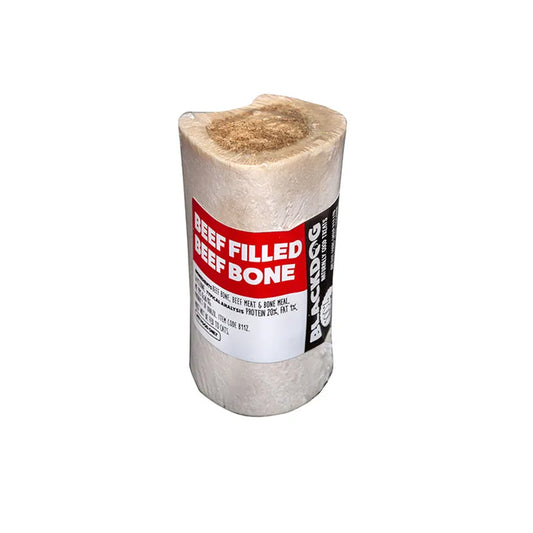 BLACKDOG Beef Filled Bone 3"/10cm Dog Treats 1Pack