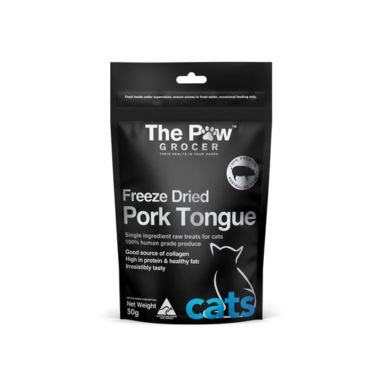 THE PAW GROCER Pork Tongu Freeze Dried Cat Treats 50g