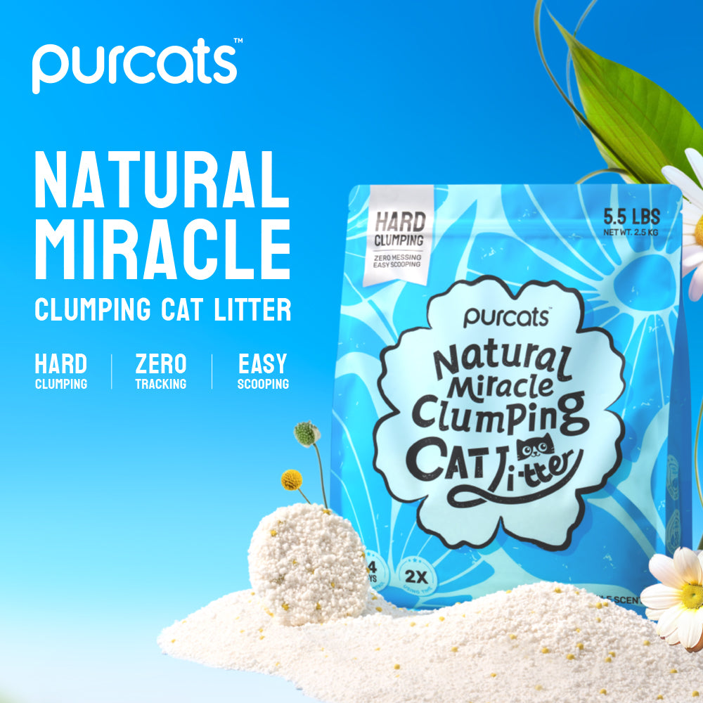 CATURE Natural Miracle Cassava Cat Litter - Chamomile Scent 2.5Kg