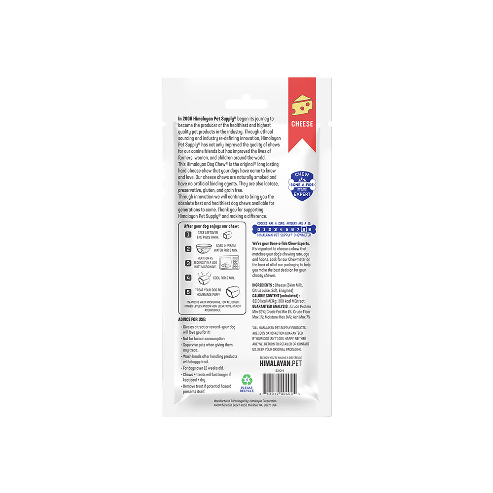 HIMALAYAN Cheese Dog Chew Treats 1pk