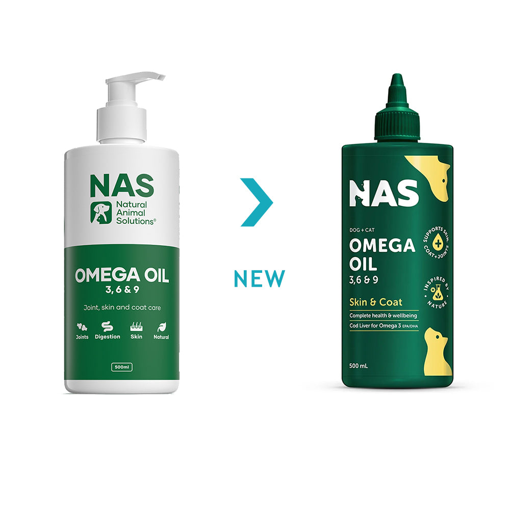 NAS NATURAL ANIMAL SOLUTIONS Omega 3, 6 & 9 Oil for Dogs & Cats