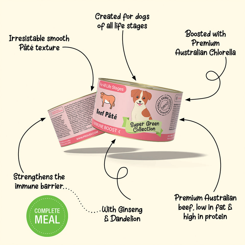 YUMGUARD Immune Boost Beef Pâté Wet Dog Food