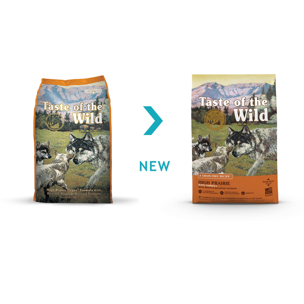 TASTE OF THE WILD High Prairie Grain Free Dog Food for Puppy
