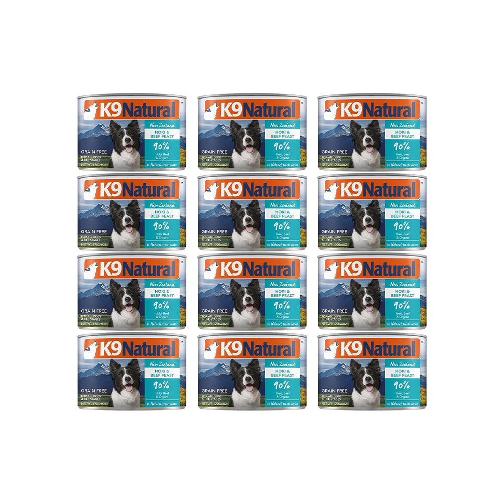 K9 NATURAL Beef & Hoki Feast Canned Dog Food