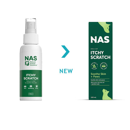 NAS NATURAL ANIMAL SOLUTIONS ItchyScratch Pet Skin & Coat Care 100ml