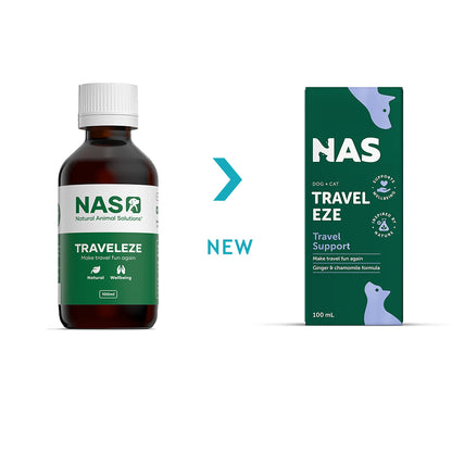 Natural Animal Solutions TravelEze Travel Sickness & Motion Relief for Dogs & Cats 15ml