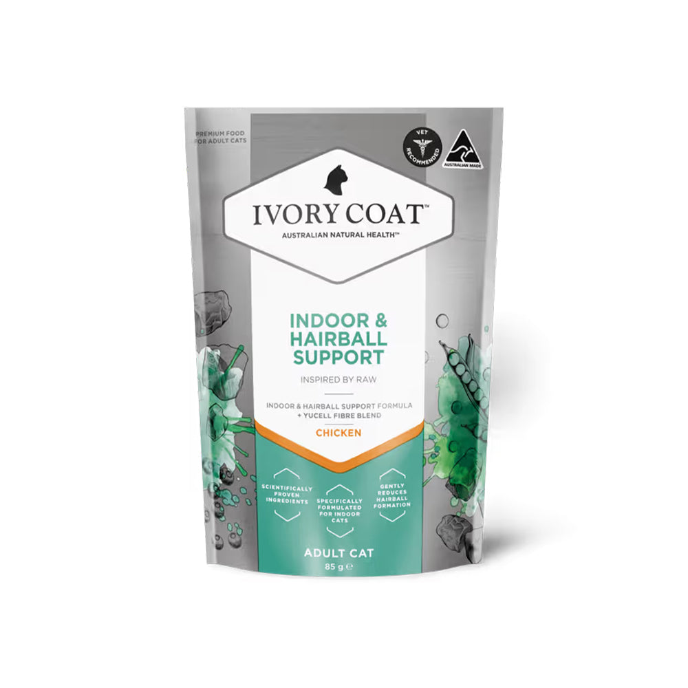 IVORY COAT Inspired By Raw Indoor & Hairball Wet Cat Food