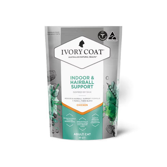 IVORY COAT Inspired By Raw Indoor & Hairball Wet Cat Food