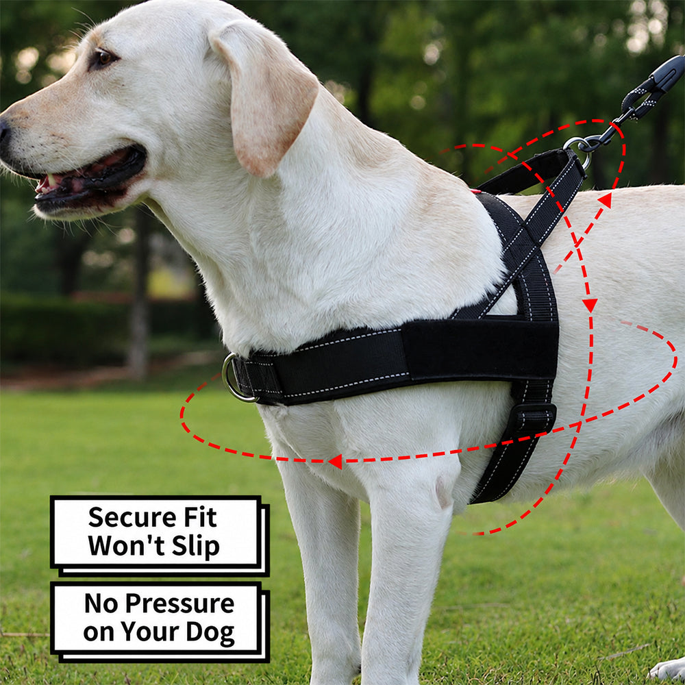 Dog Harness No Pull Heavy Duty Tactical Adjustable
