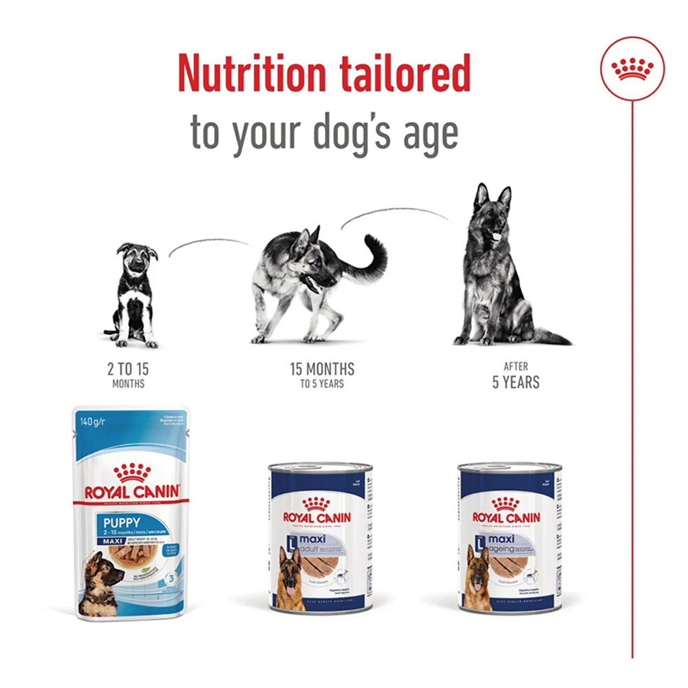 ROYAL CANIN Maxi Adult Loaf Wet Dog Food 410gx12