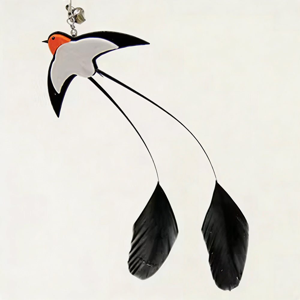 Cat Teaser Wand With Bell - Long Wire Rod & 2 Replacement Heads