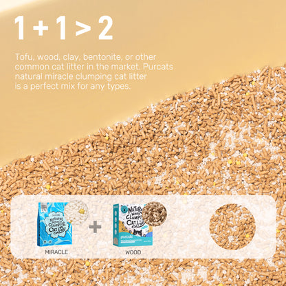 CATURE Natural Miracle Cassava Cat Litter - Chamomile Scent 2.5Kg