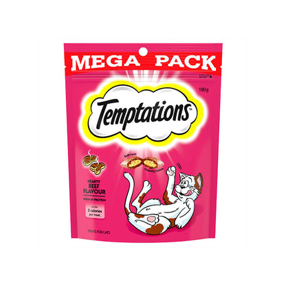 TEMPTATIONS Snacks Hearty Beef Cat Treats