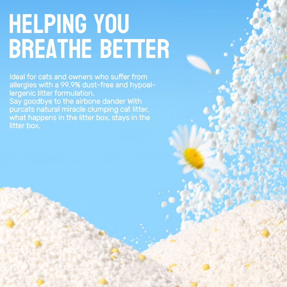CATURE Natural Miracle Cassava Cat Litter - Chamomile Scent 2.5Kg