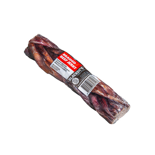BLACKDOG Braided Beef Jerky Dog Treats 1Pack