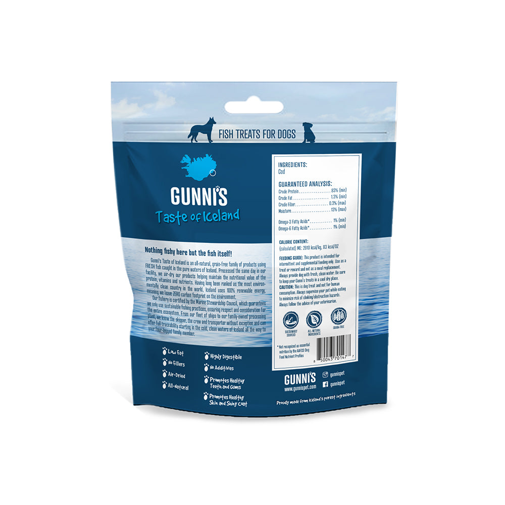 GUNNI'S Cod Wafers Dog Treats 141g