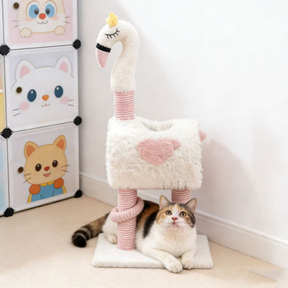 Flamingo Sisal Cat Scratching Post