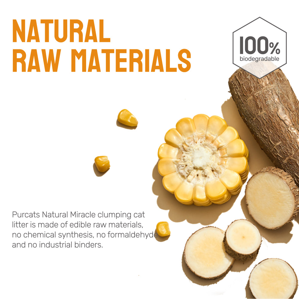 CATURE Natural Miracle Cassava Cat Litter - Earl Grey Scent 2.5Kg