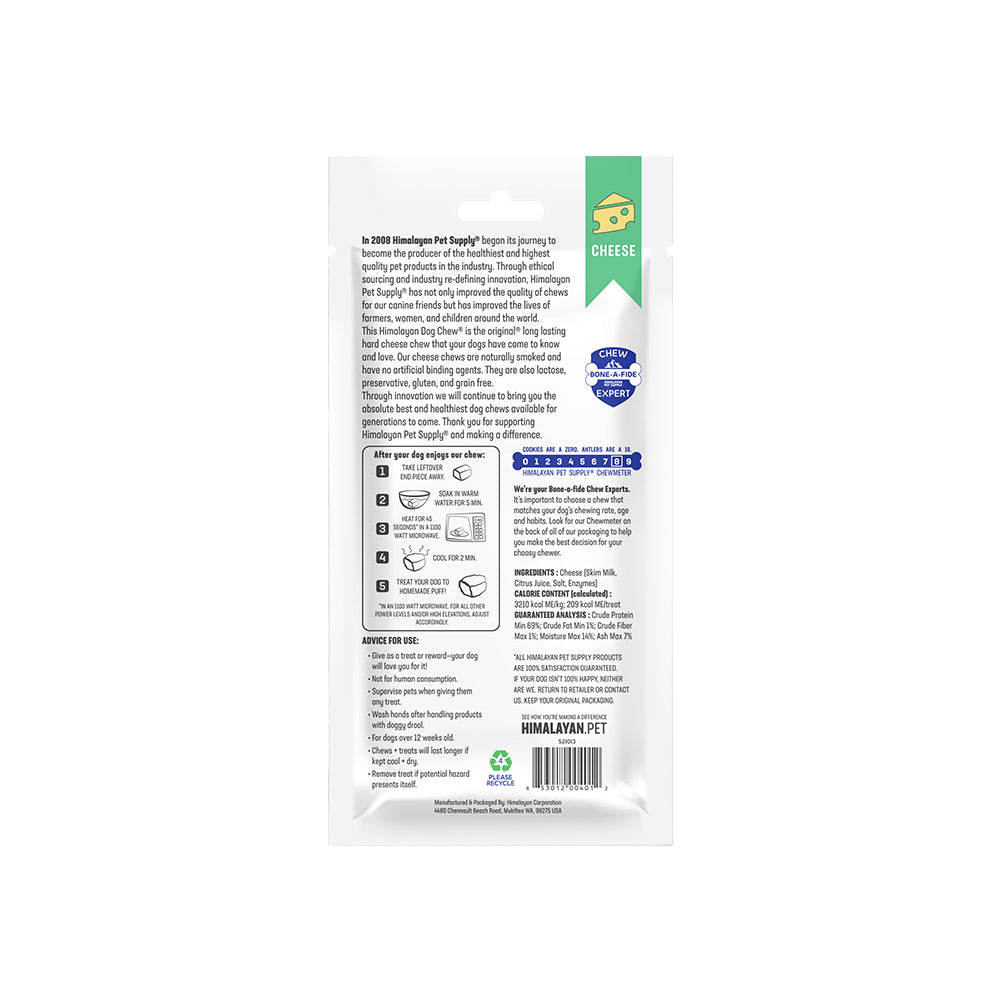 HIMALAYAN Cheese Dog Chew Treats 1pk