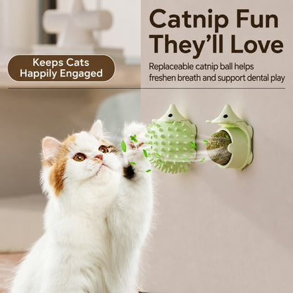 Hedgehog Cat Toy - Self-Play Catnip Ball