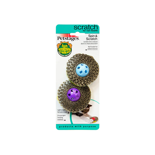 PETSTAGES Spin And Scratch Cat Toy