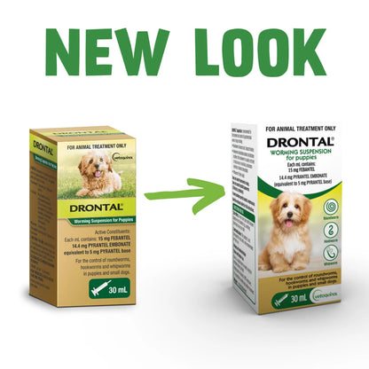 DRONTAL Dog Deworming Suspension for Puppies 30ml