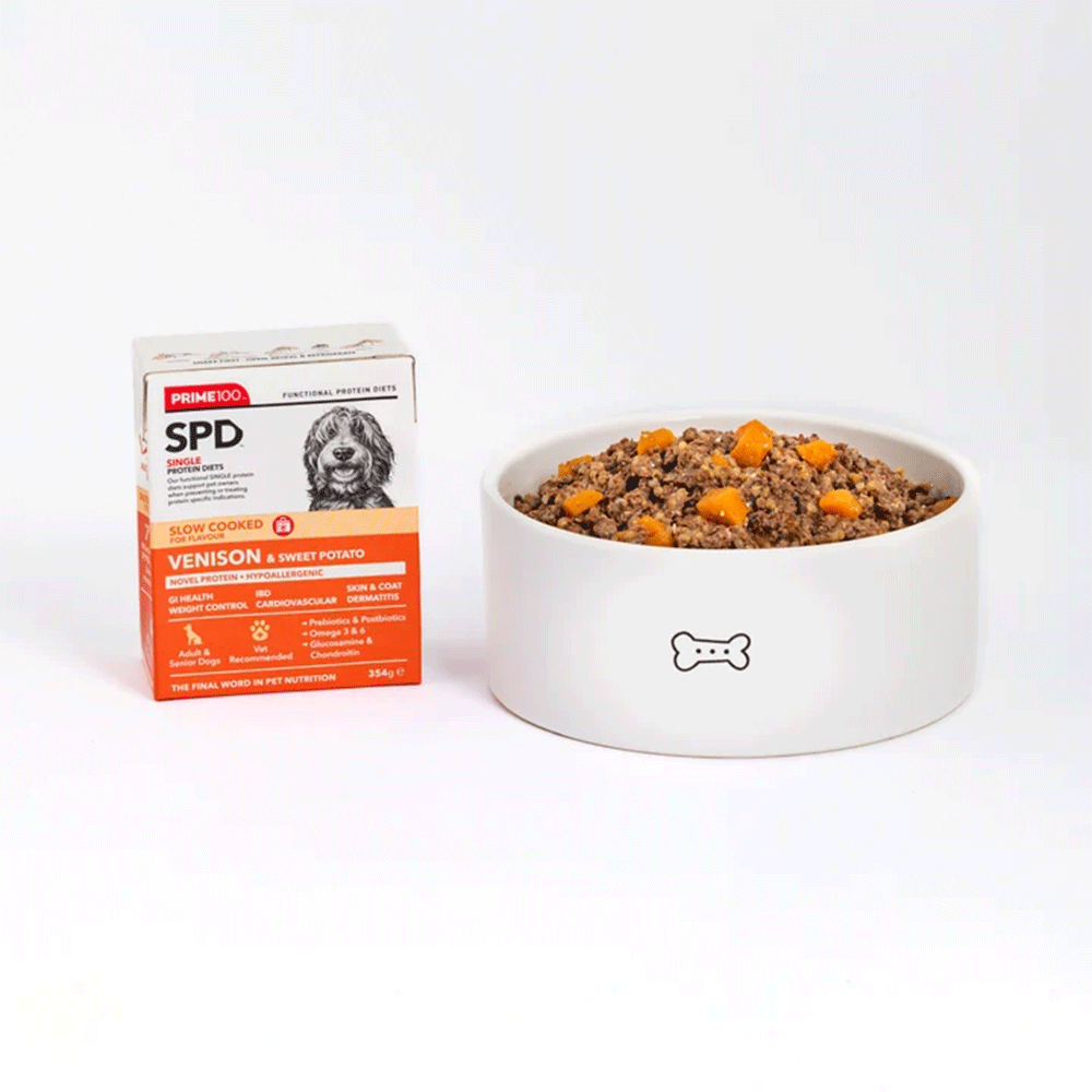 PRIME100 SPD Slow Cooked Venison & Sweet Potato Wet Dog Food