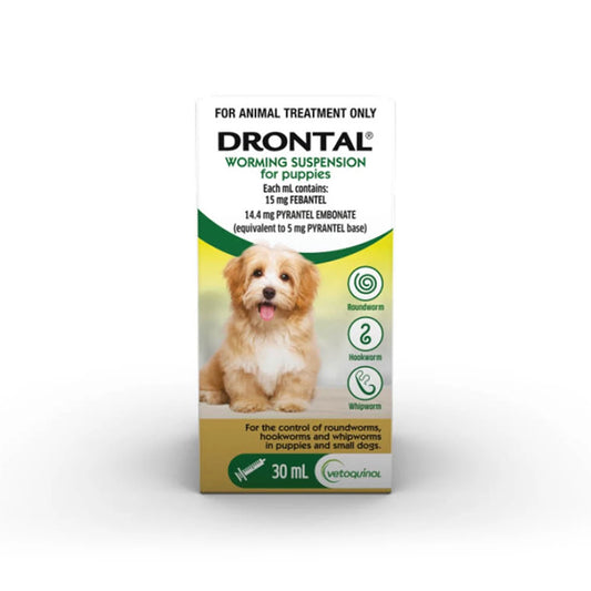 DRONTAL Dog Deworming Suspension for Puppies 30ml