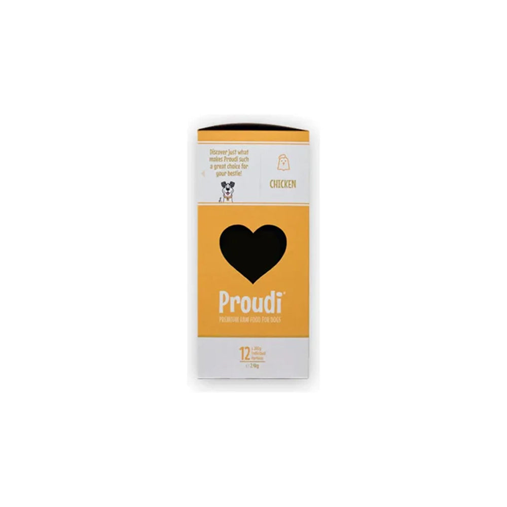 PROUDI Premium Frozen Chicken Raw Dog Food 2.4Kg