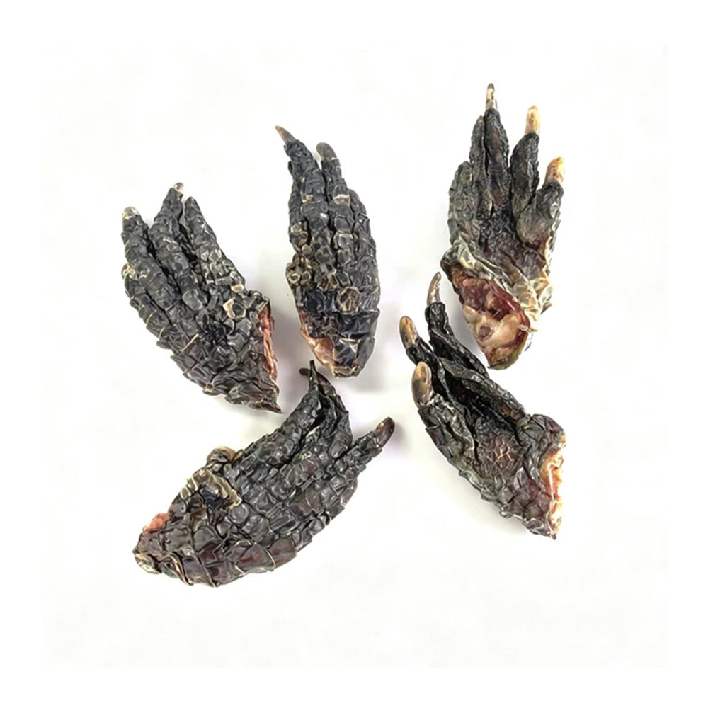 Cubee Chew Air-Dried Middy Crocodile Feet Dog Treats 5pcs