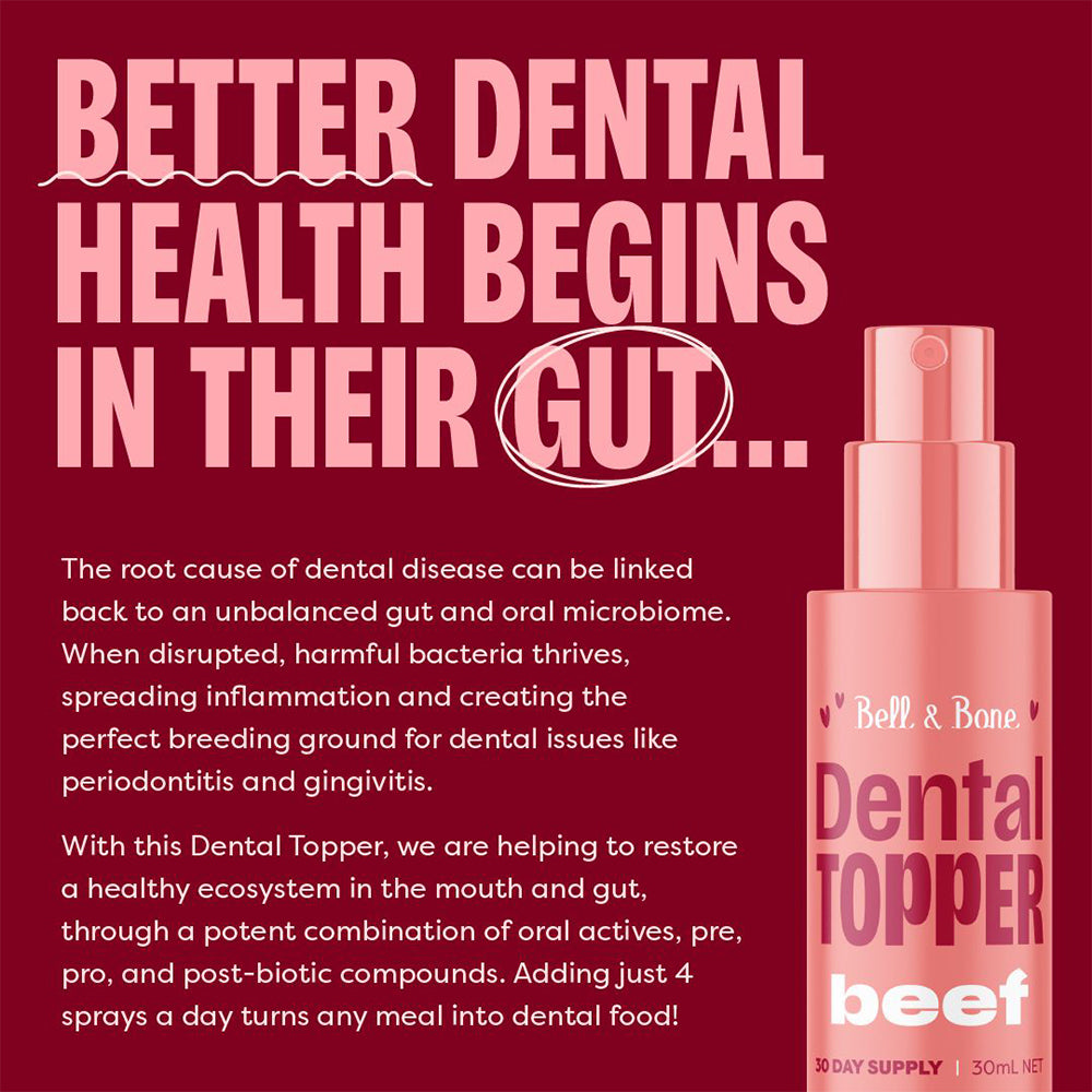 BELL & BONE Beef Dog Dental Topper 30ml