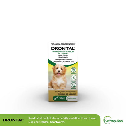 DRONTAL Dog Deworming Suspension for Puppies 30ml