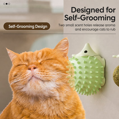 Hedgehog Cat Toy - Self-Play Catnip Ball