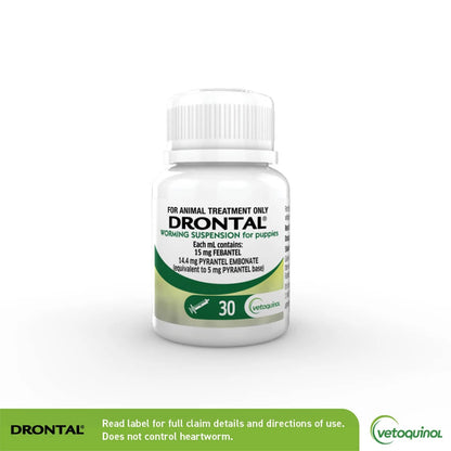 DRONTAL Dog Deworming Suspension for Puppies 30ml