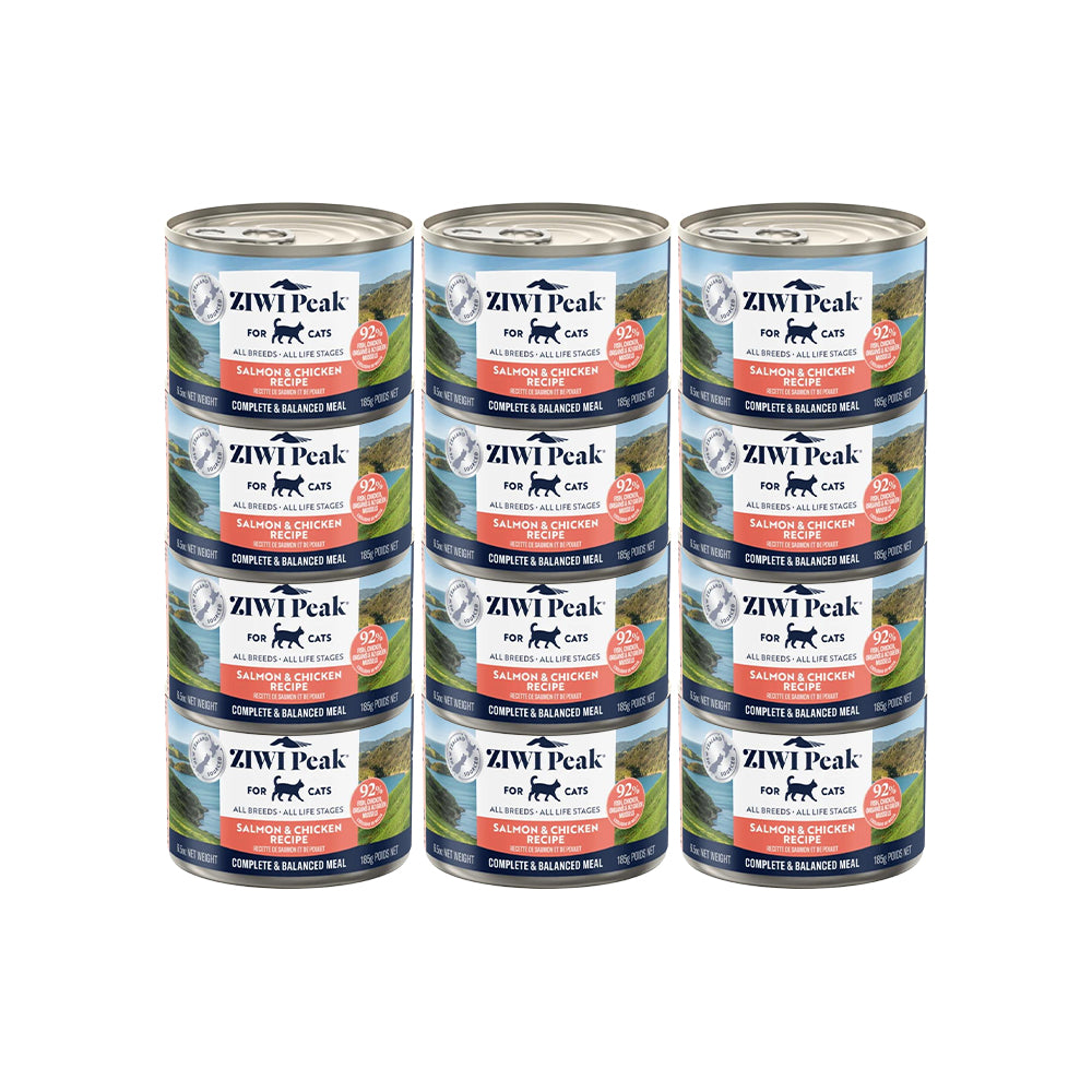 ZIWI PEAK Salmon & Chicken Wet Cat Food Cans
