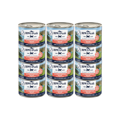 ZIWI PEAK Salmon & Chicken Wet Cat Food Cans