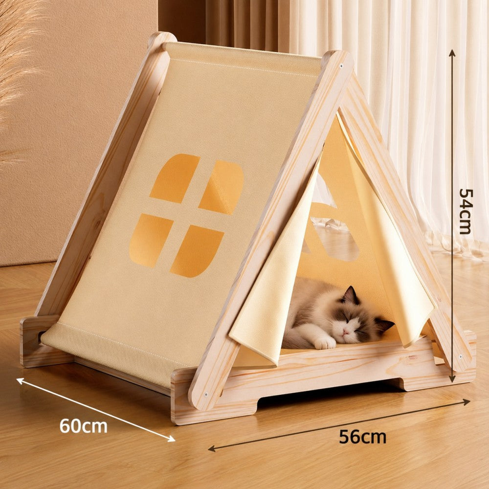 All-Season Dog Tent Bed – Enclosed Cozy Pet Bed