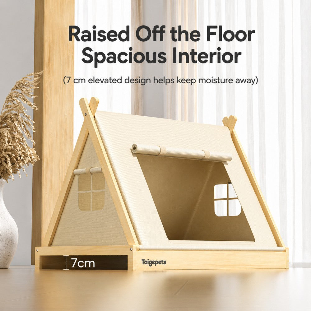 All-Season Dog Tent Bed – Enclosed Cozy Pet Bed