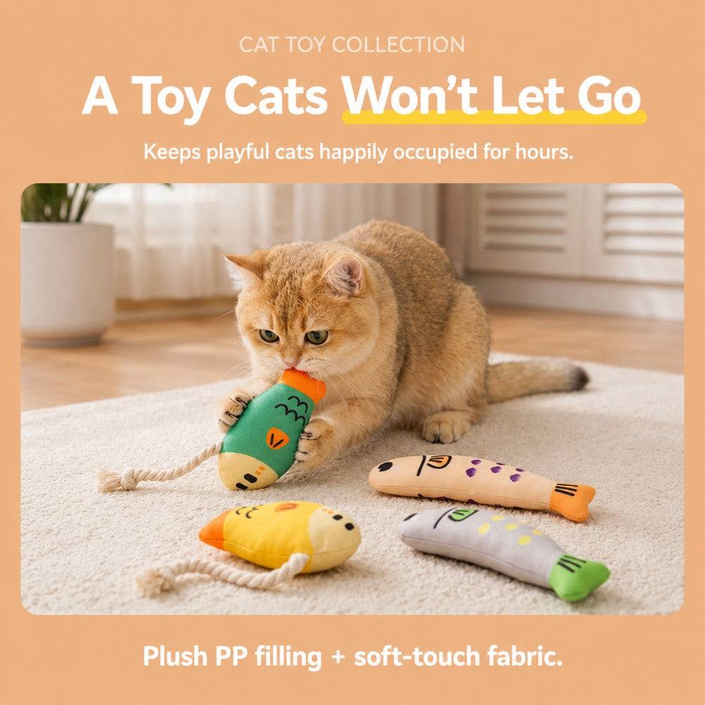Interactive Dog & Cat Toys – Chew & Sound, Self-Play Fun