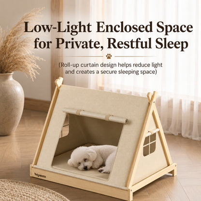 All-Season Dog Tent Bed – Enclosed Cozy Pet Bed