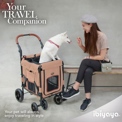 IBIYAYA Gentle Giant Pet Wagon Stroller for Dogs Up to 25kg